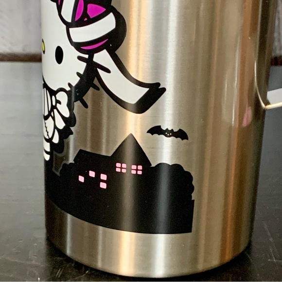 Hello Kitty Mummy with Ghosts Stainless Steel Halloween Tumbler with Handle - Picture 5 of 12